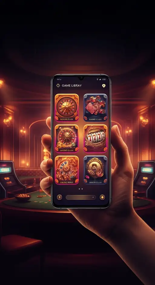 Een overzicht van diverse online casinospellen bij Vipzino Casino, inclusief gokkasten en live dealer tafels.